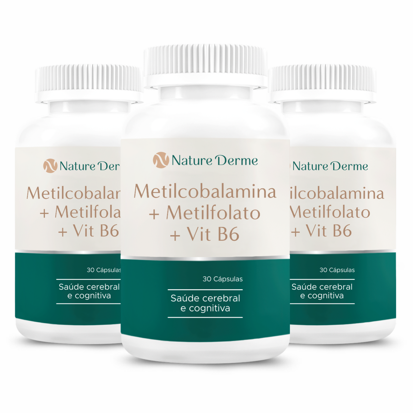 Metilcobalamina + Metilfolato + Vit B6 - Saúde Cerebral