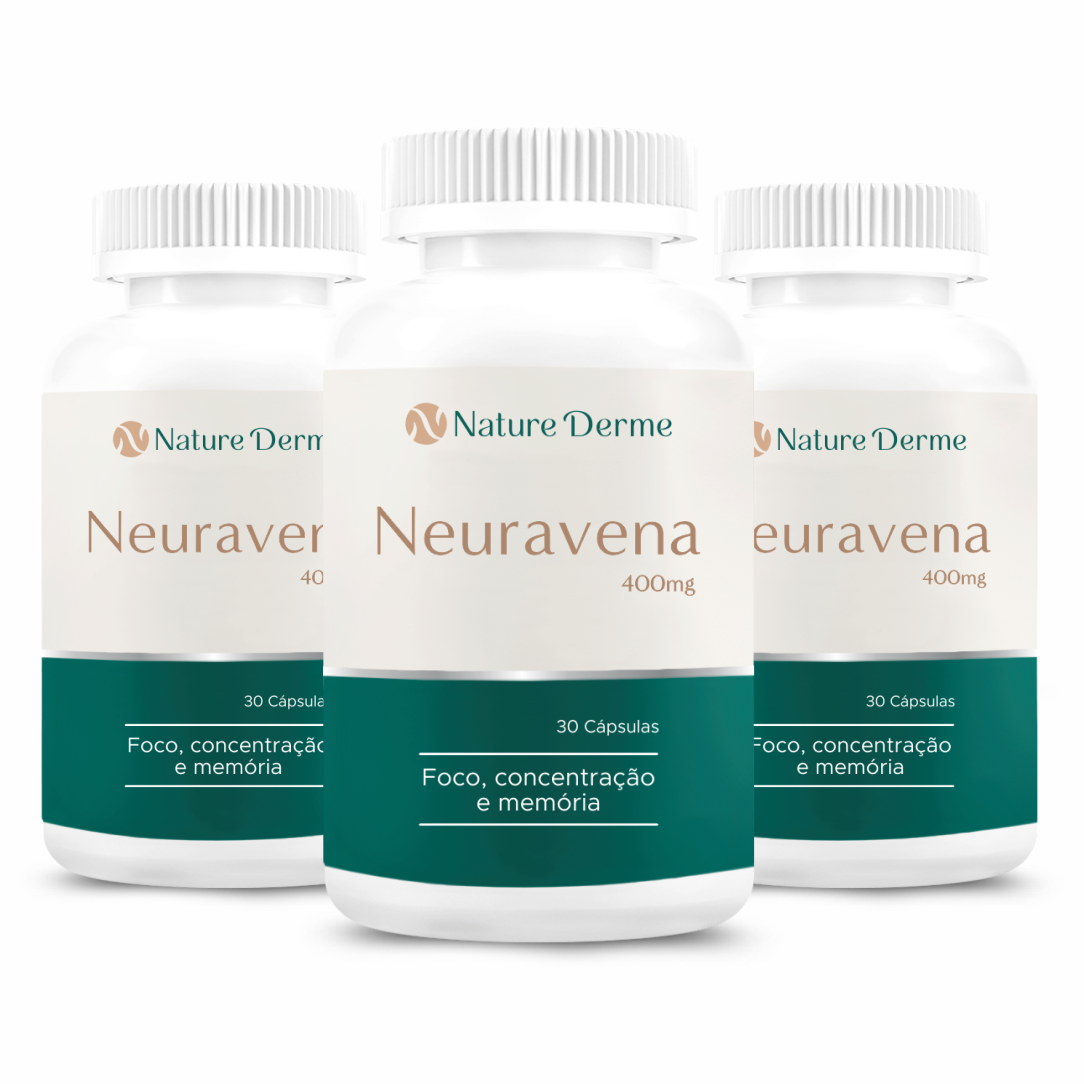 Neuravena 400mg - Foco, Concentração e Memória