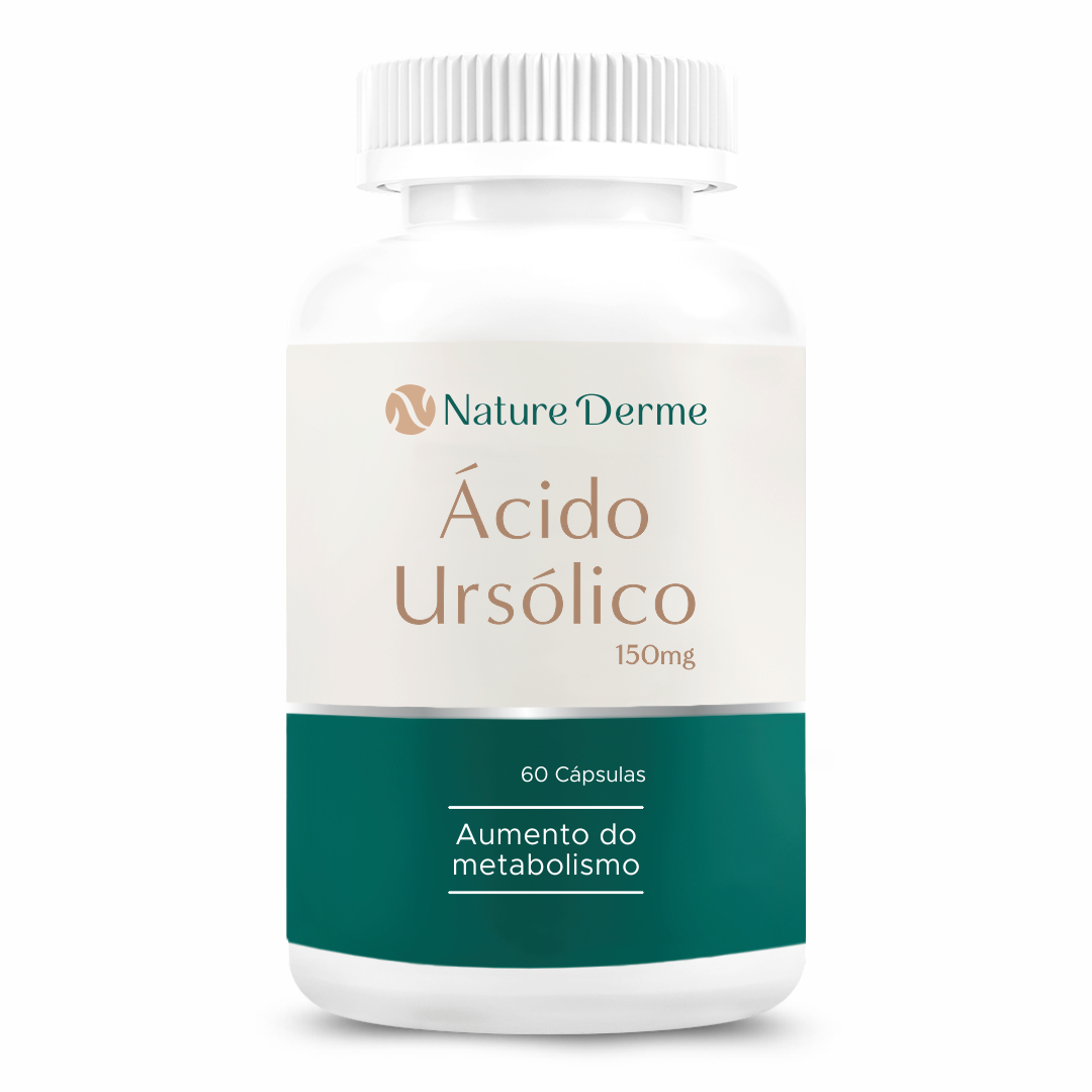 Ácido Ursólico 150mg - Aumento do Metabolismo