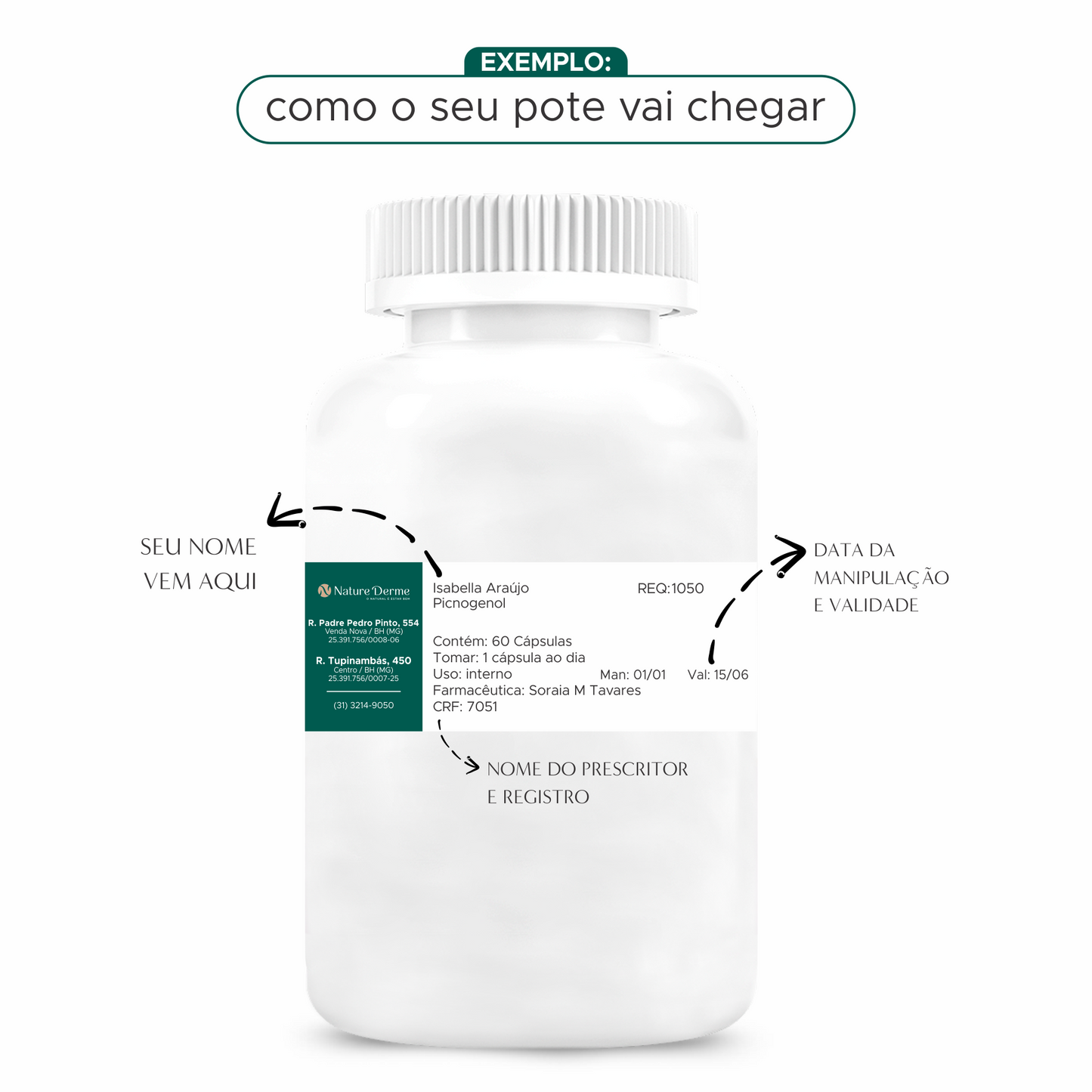 Pill Food - Crescimento e Redução da Queda Dos Cabelos