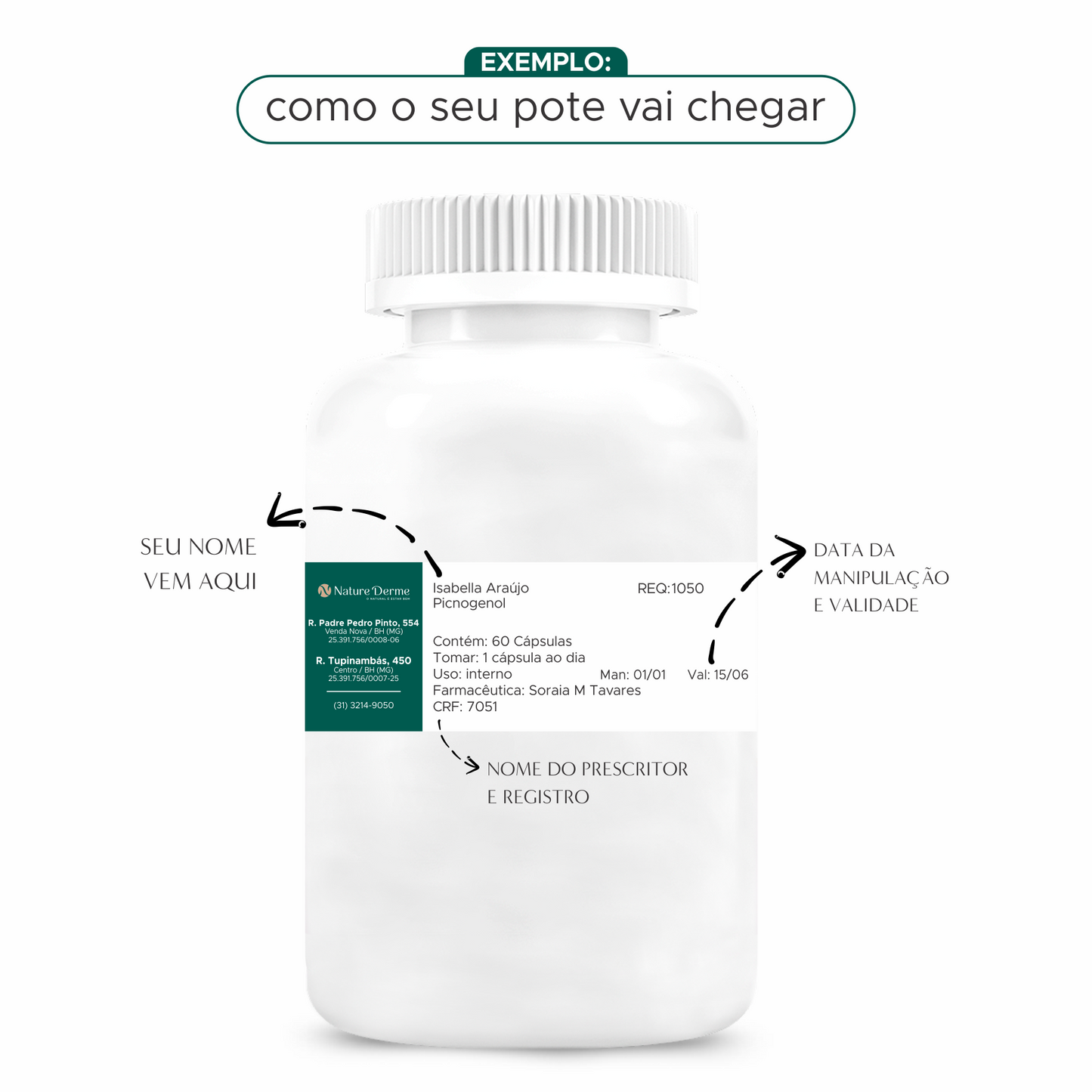 Cápsulas de Arnica 500mg - Anti-inflamatório e Analgésico