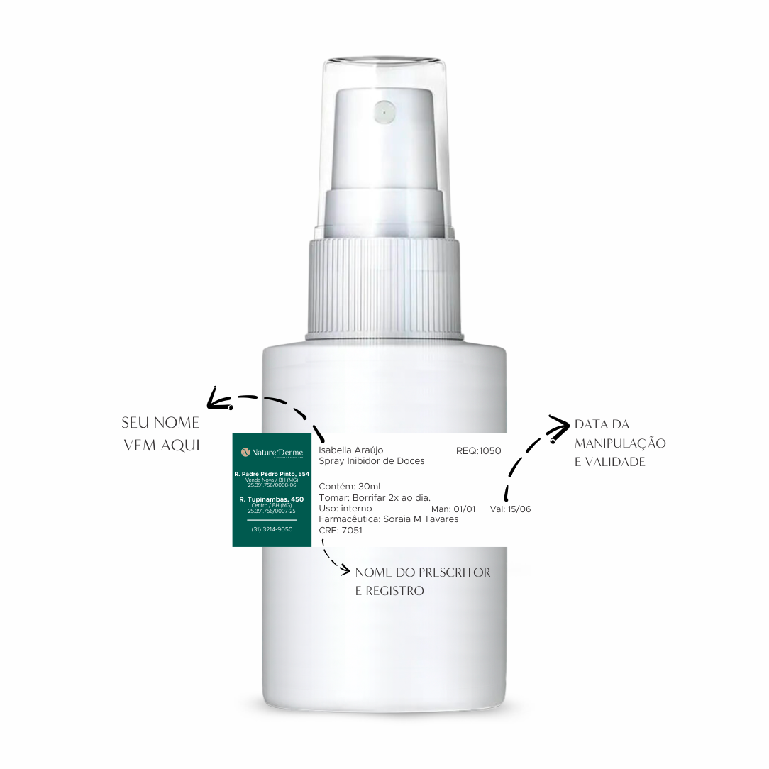 Spray inibidor de doces - 30ml