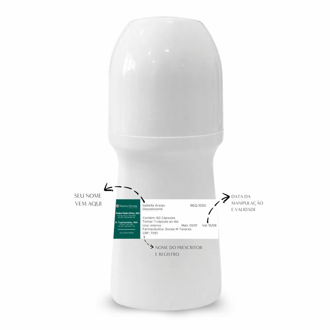 Hexatrate 15% - Desodorante Natural Roll-On