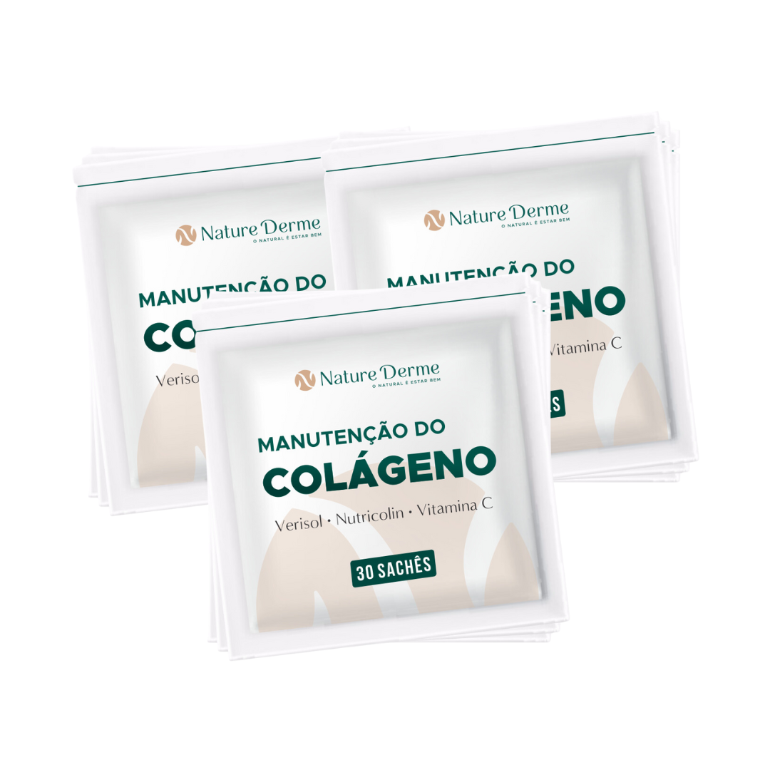 Manutenção do Colágeno - Vitamina C + Nutricolin + Verisol