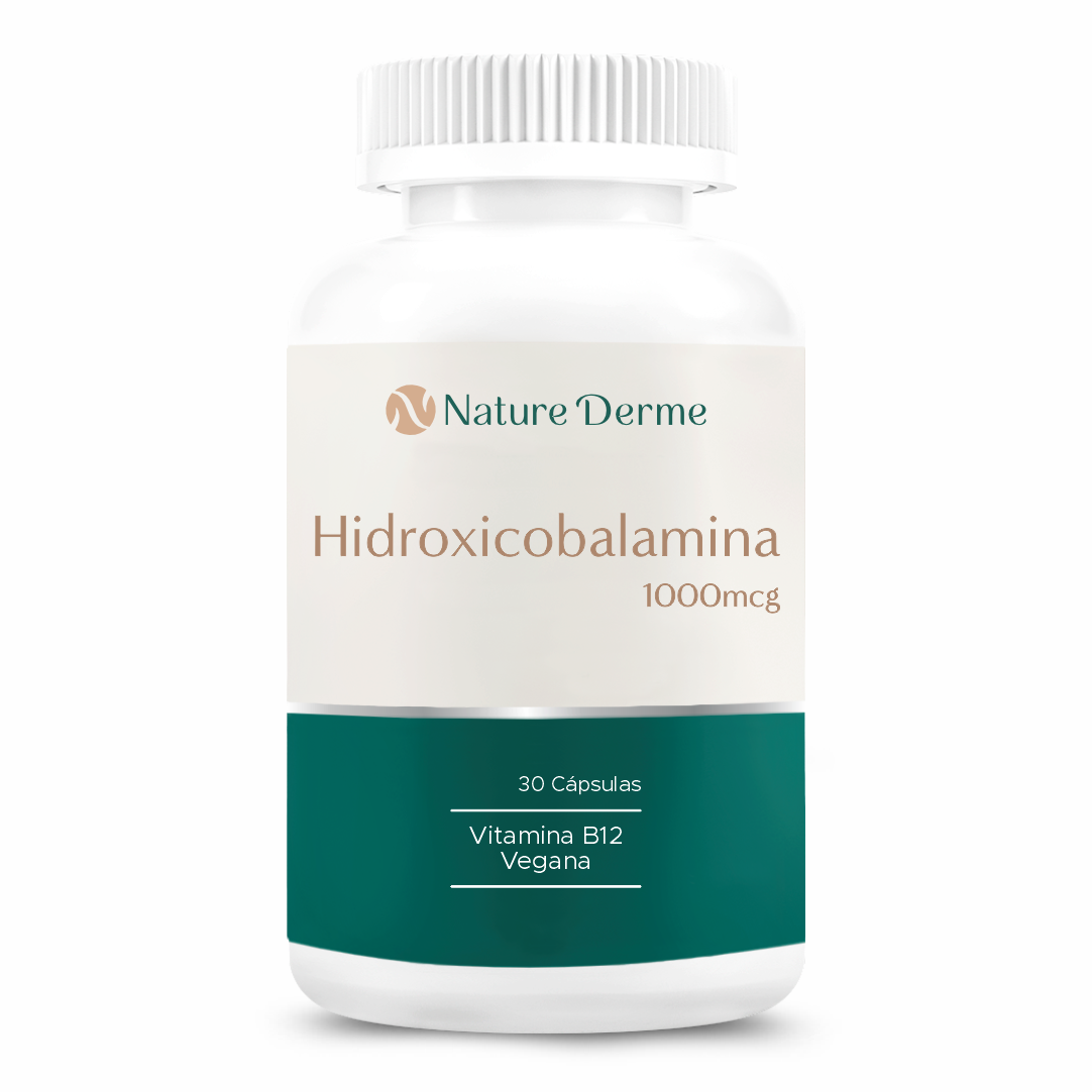 Hidroxicobalamina 1000 mcg - Vitamina B12 Vegana