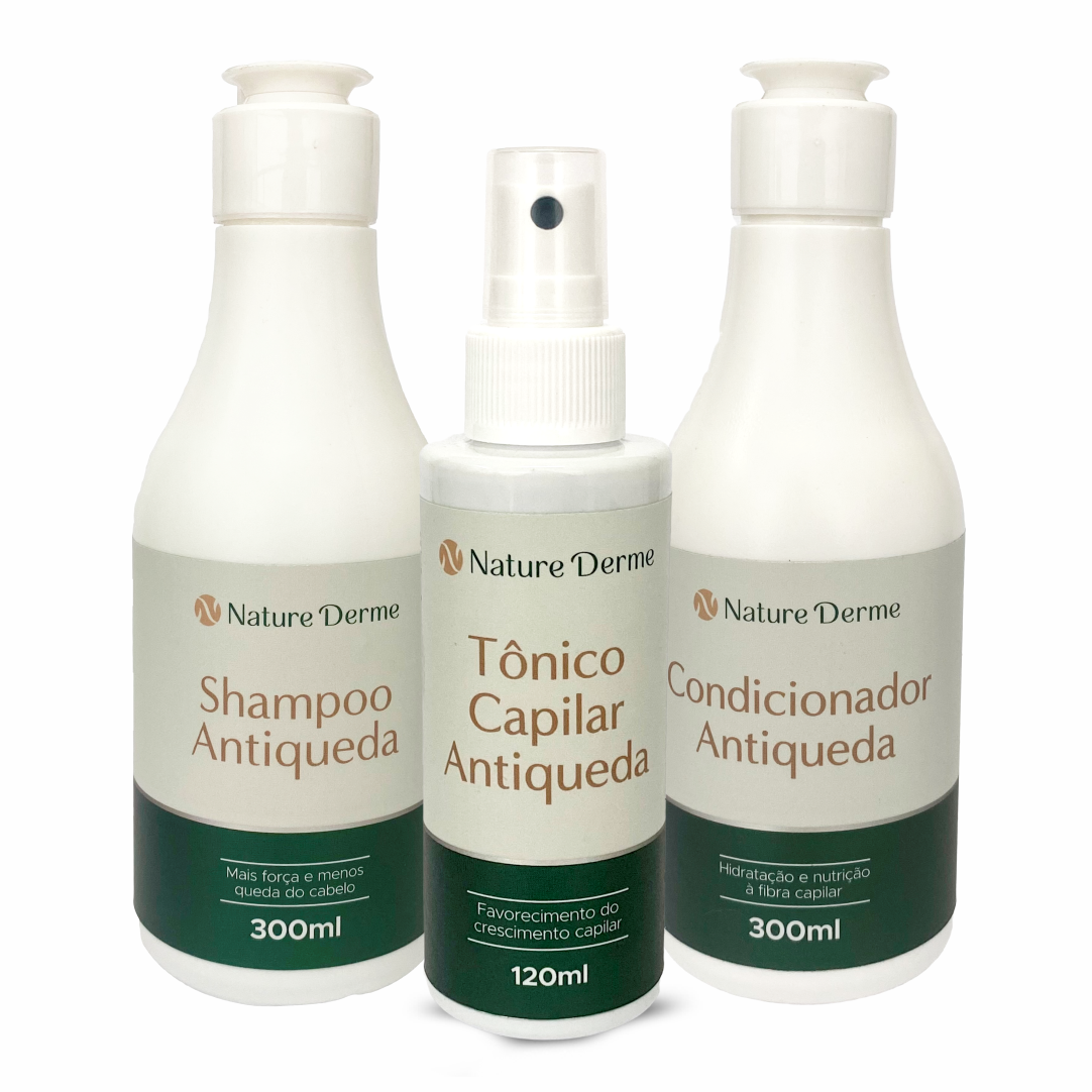 Kit Antiqueda - Shampoo Condicionador e Tônico