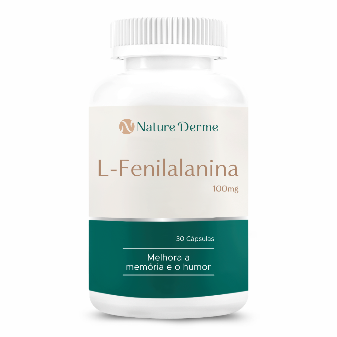 L - Fenilalanina 100mg - Promoção da Saude Mental