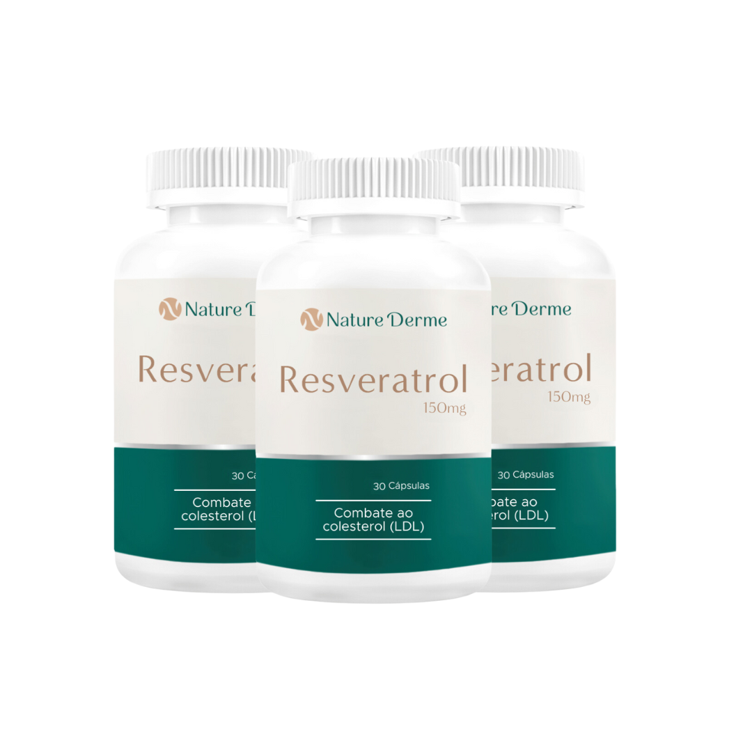 Resveratrol 150mg – Cardioprotetor e Anti-inflamatório