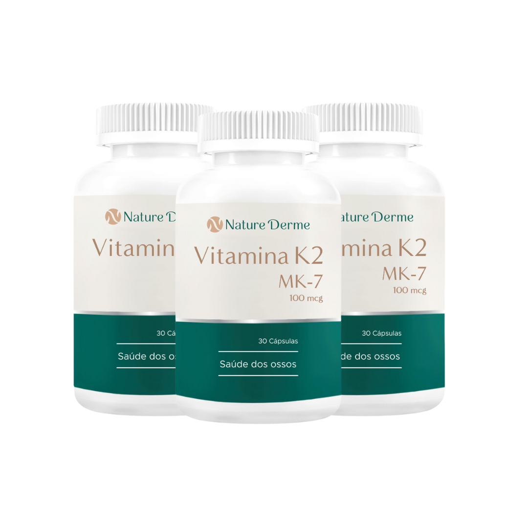 Vitamina K2 Mk-7 100Mcg - Saúde dos Ossos