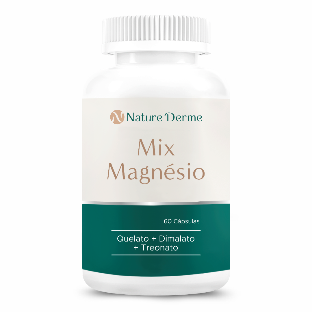 Mix Magnésio: Quelato + Dimalato + Treonato