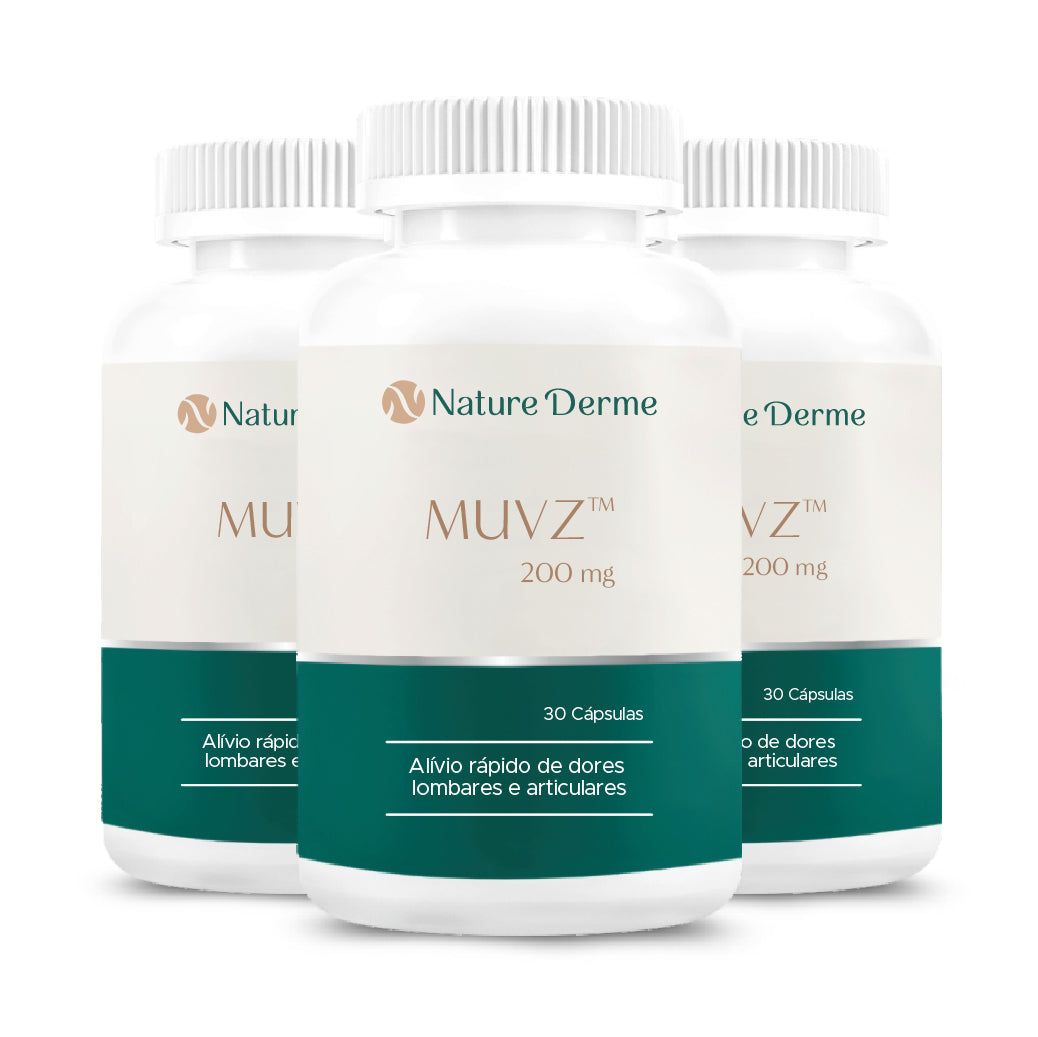MUVZ™ 200mg - Alívio rápido de dores lombares e articulares