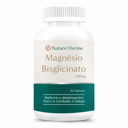 Magnésio Bisglicinato 400mg - Saúde Óssea e Cardiovascular
