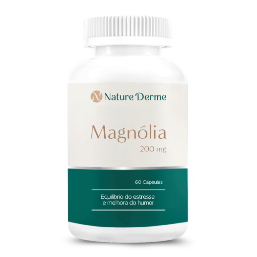 Magnólia 250mg - Equilíbrio do estresse e melhora do humor