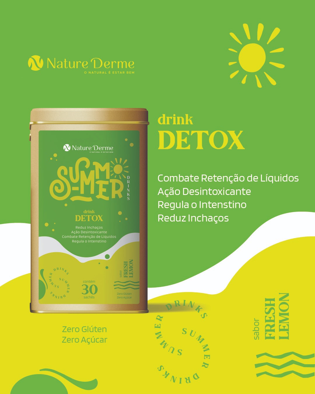 DRINK SUMMER DETOX - Elimina toxinas