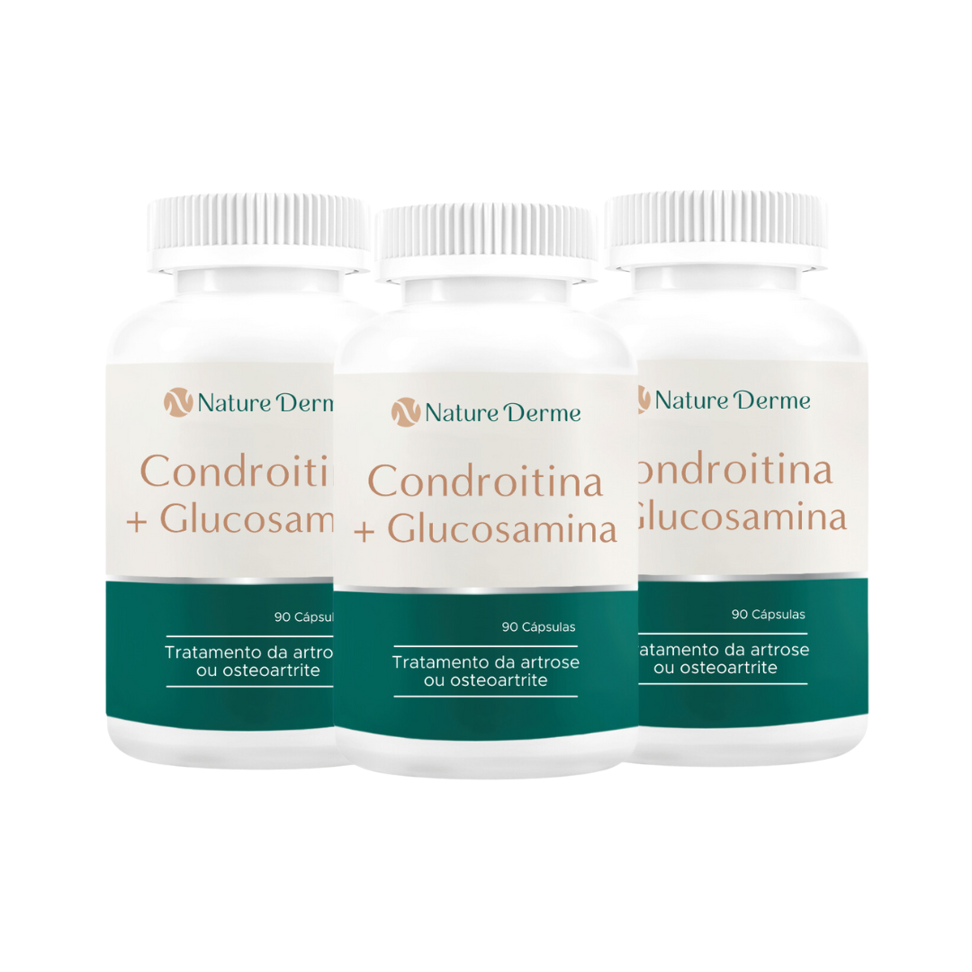 Condroitina 400mg + Glucosamina 500mg - Saúde das articulações