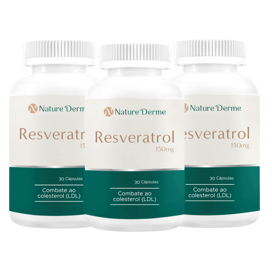 Resveratrol 150mg – Cardioprotetor e Anti-inflamatório