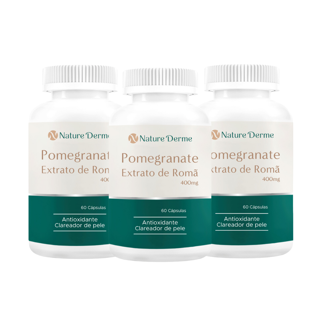 Pomegranate Extrato De Romã - Antioxidante e Clareador de pele