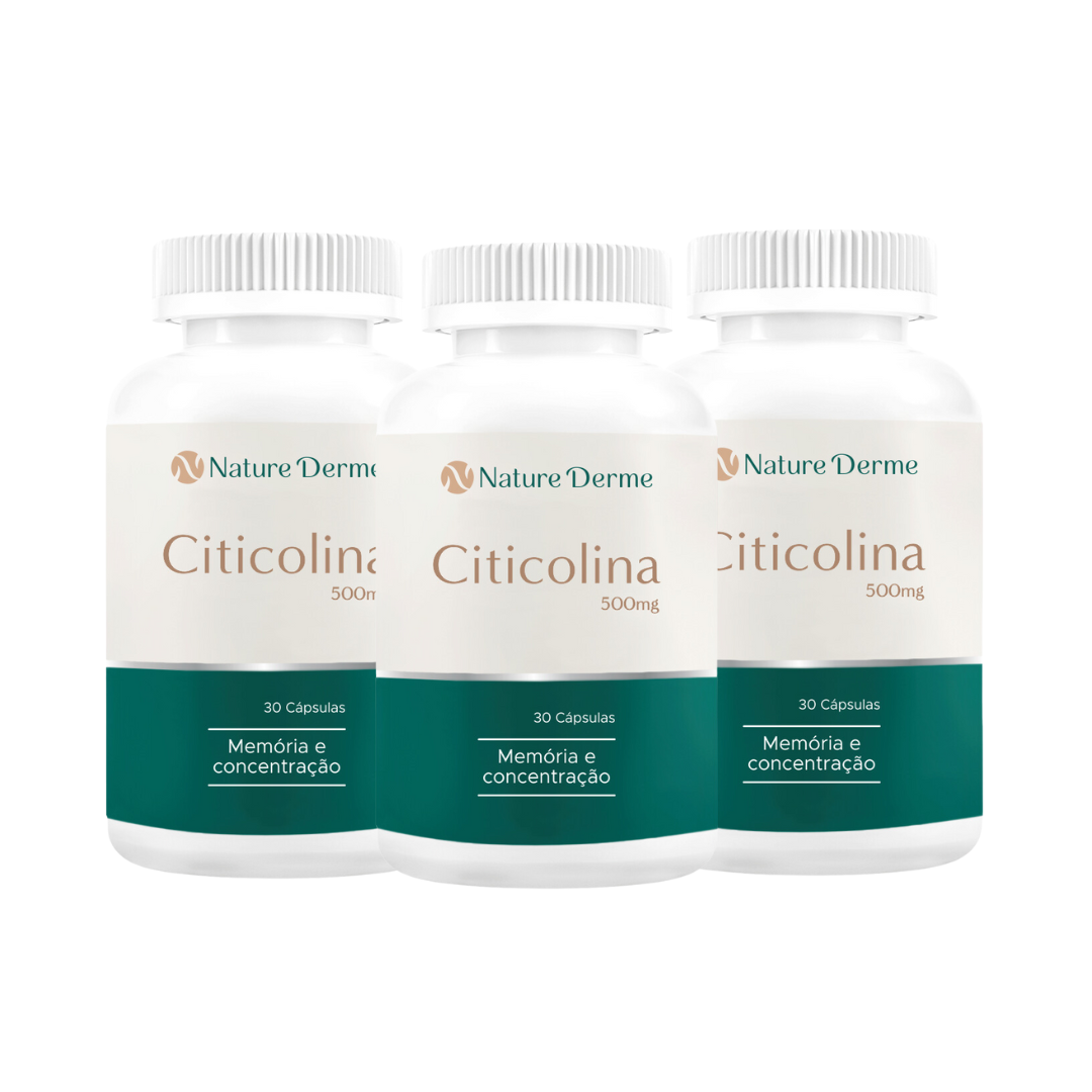 Citicolina 500mg - Memória e Concentração