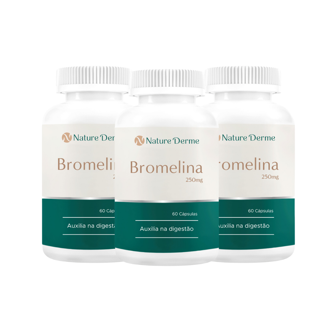 Bromelina 250mg - Auxilia na Digestão
