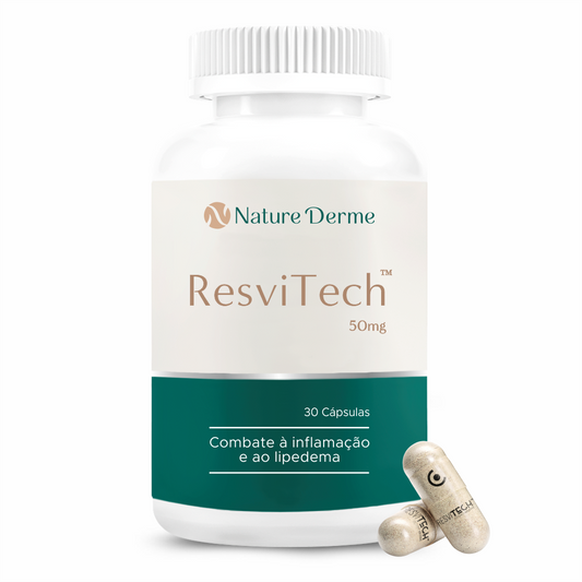 ResviTech™ 50mg - Combate à Inflamação e aos Sintomas do Lipedema