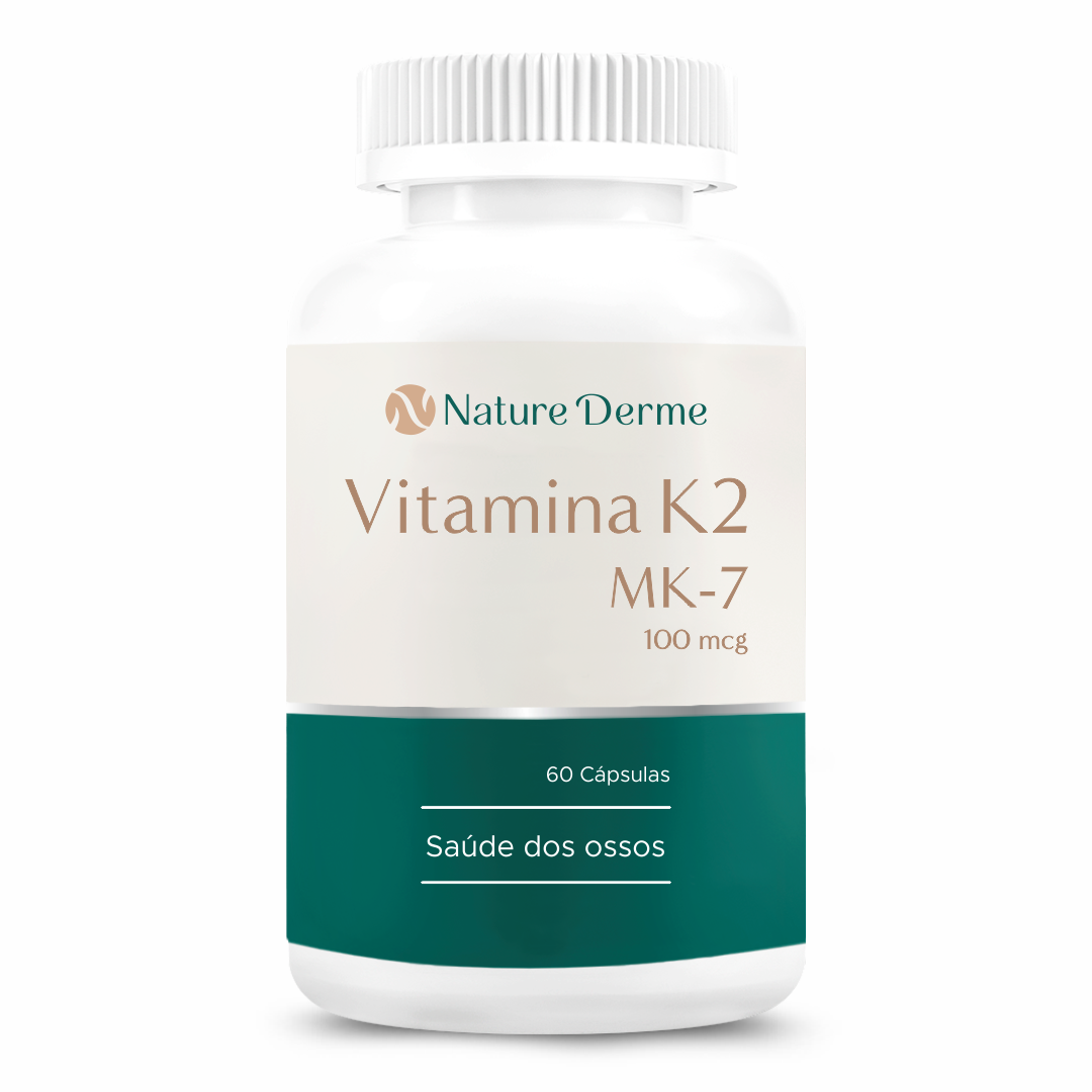 Vitamina K2 Mk-7 100Mcg - Saúde dos Ossos