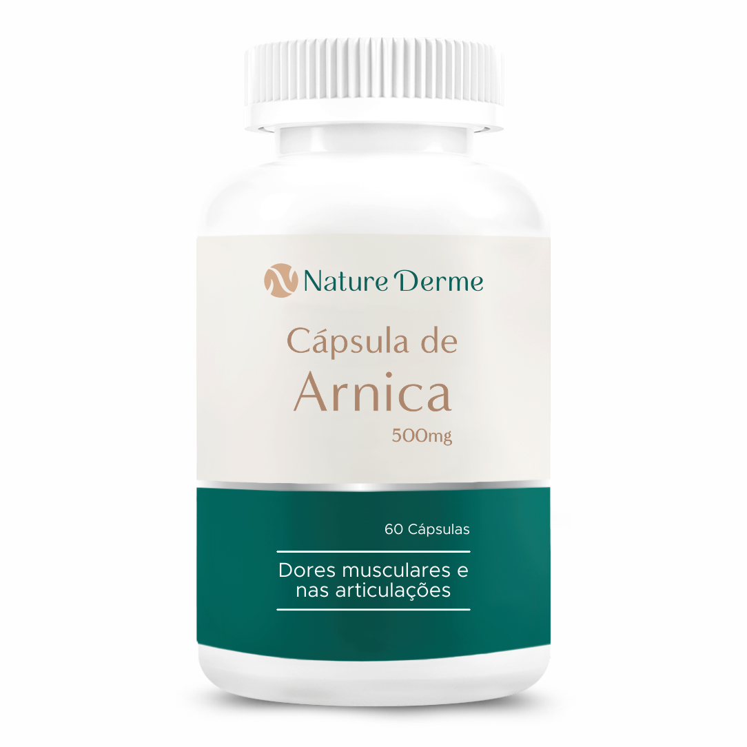Cápsulas de Arnica 500mg - Anti-inflamatório e Analgésico