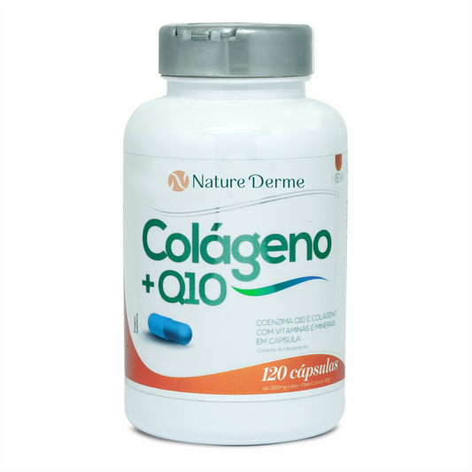 Colágeno + Q10 50mg - Firmeza e Elasticidade da Pele