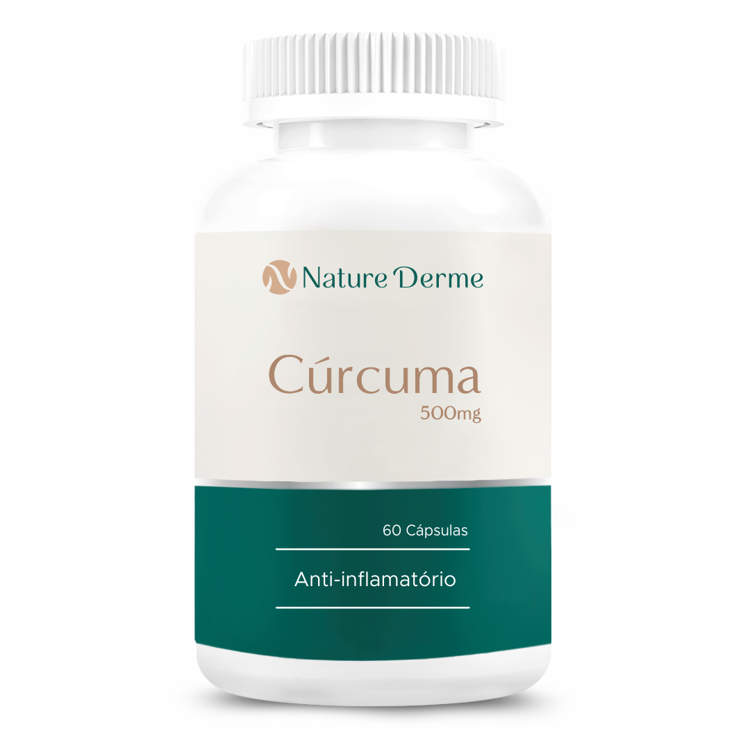 Cúrcuma 500mg - Lesões Musculares e Anti-inflamatório