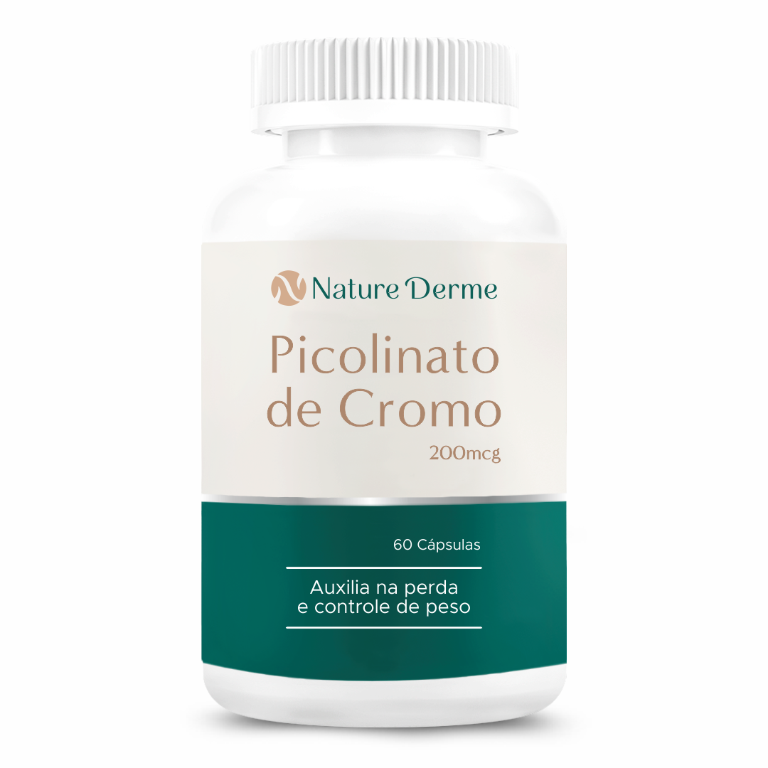 Picolinato de cromo 200mcg - Inibidor de fome