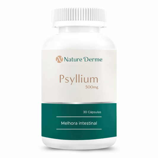Psyllium 500mg - Melhora das Funções Intestinais
