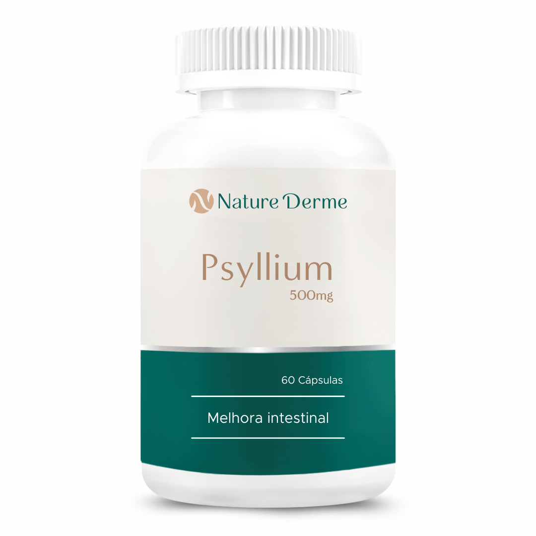 Psyllium 500mg - Melhora das Funções Intestinais