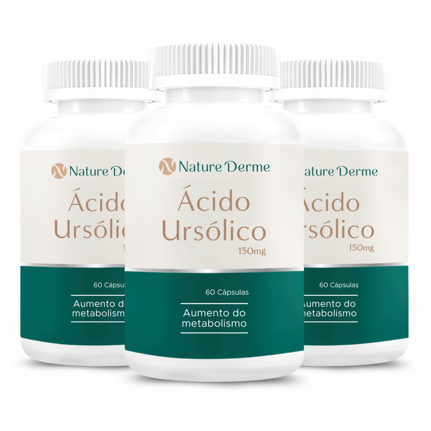 Ácido Ursólico 150mg - Aumento do Metabolismo