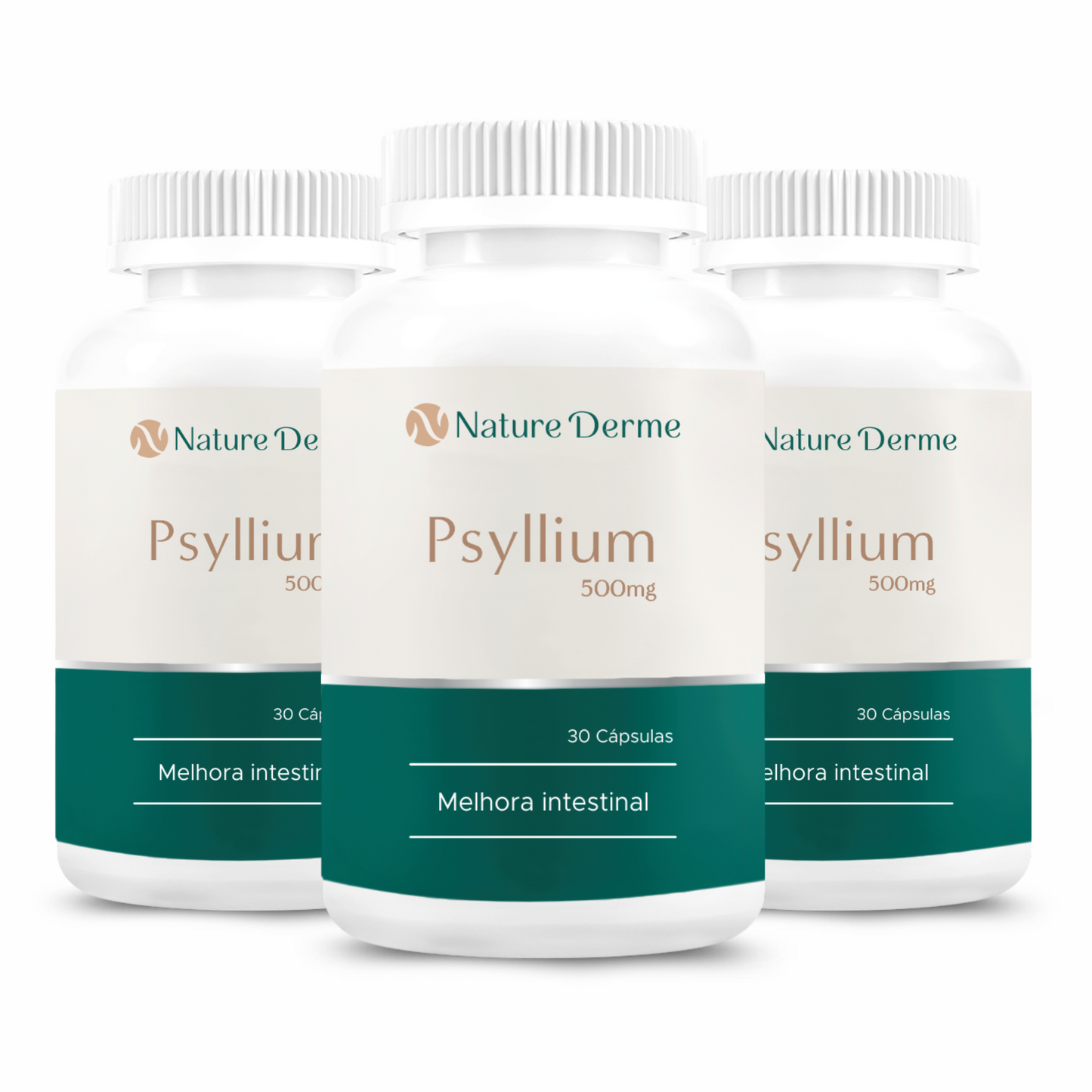 Psyllium 500mg - Melhora das Funções Intestinais