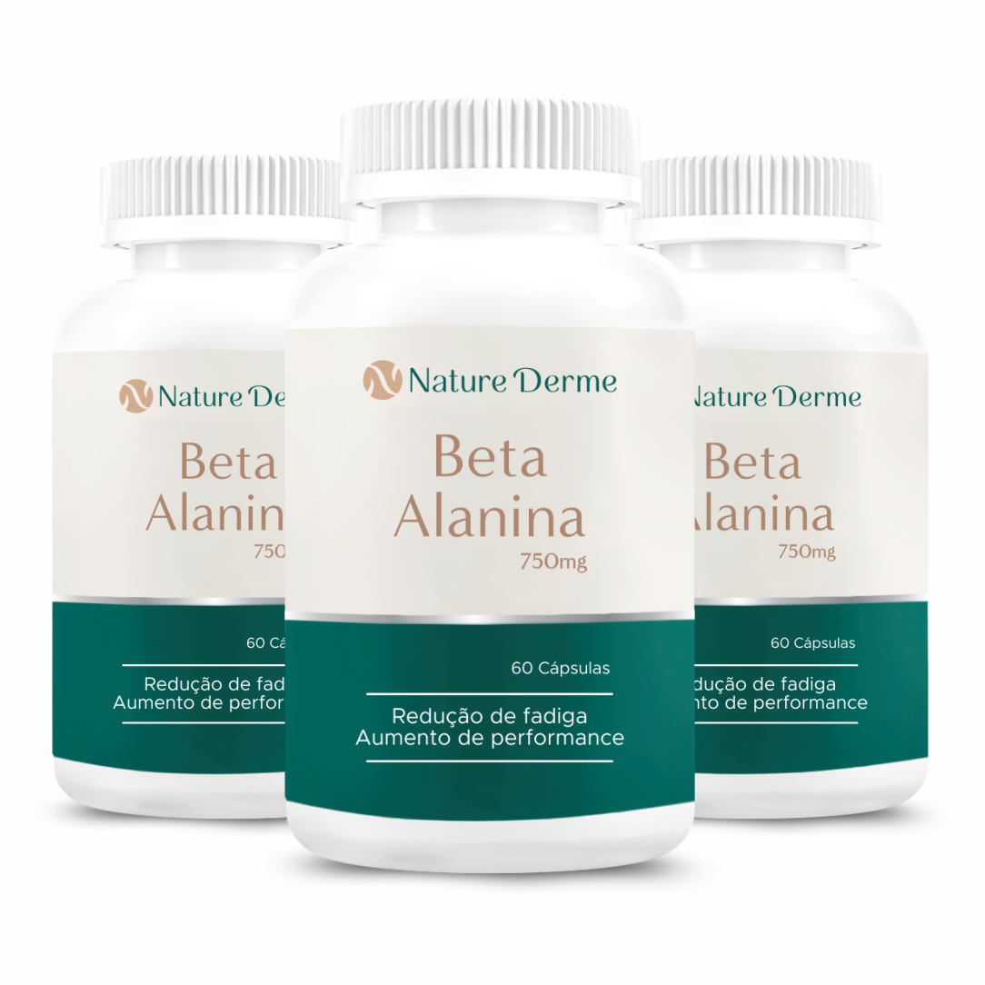 Beta Alanina 750mg - Treino de Alta Performance