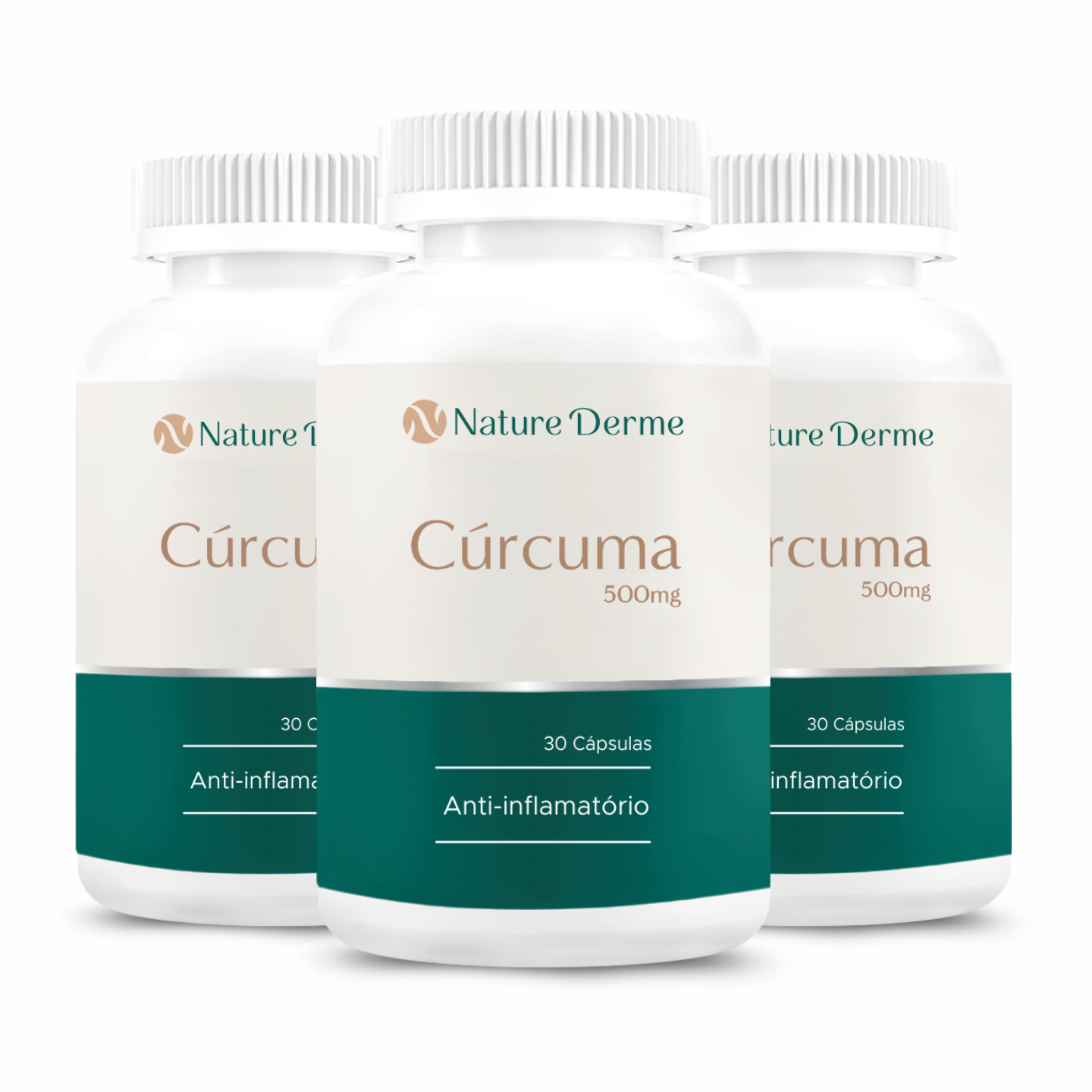 Cúrcuma 500mg - Lesões Musculares e Anti-inflamatório