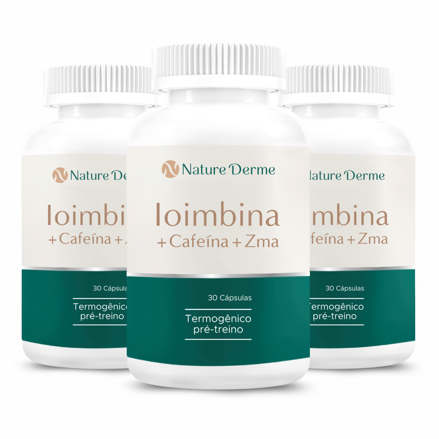 Ioimbina 10mg + Cafeína 150mg + ZMA