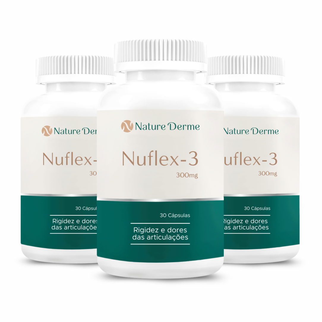 Nuflex-3 300mg - Rigidez e Dores das Articulações