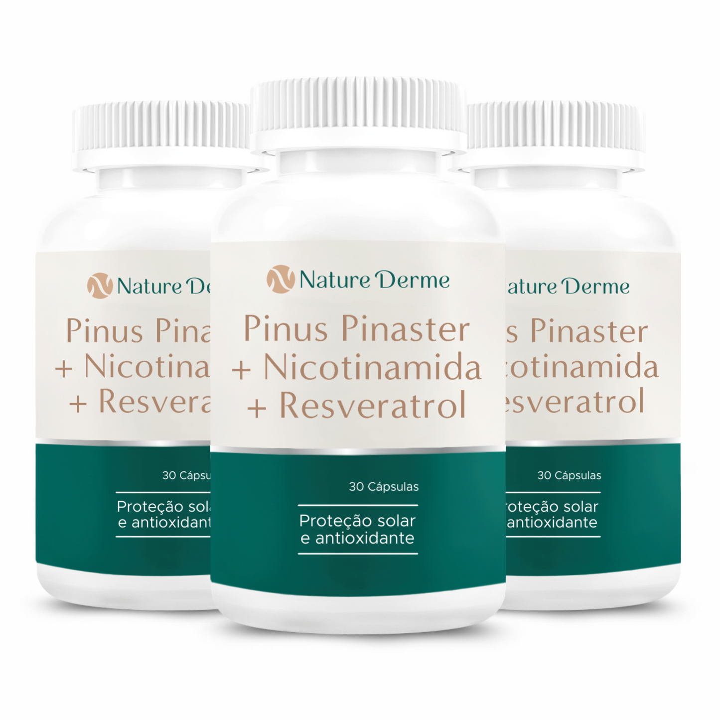 Pinus Pinaster + Nicotinamida + Resveratrol - Proteção Solar e Antioxidante