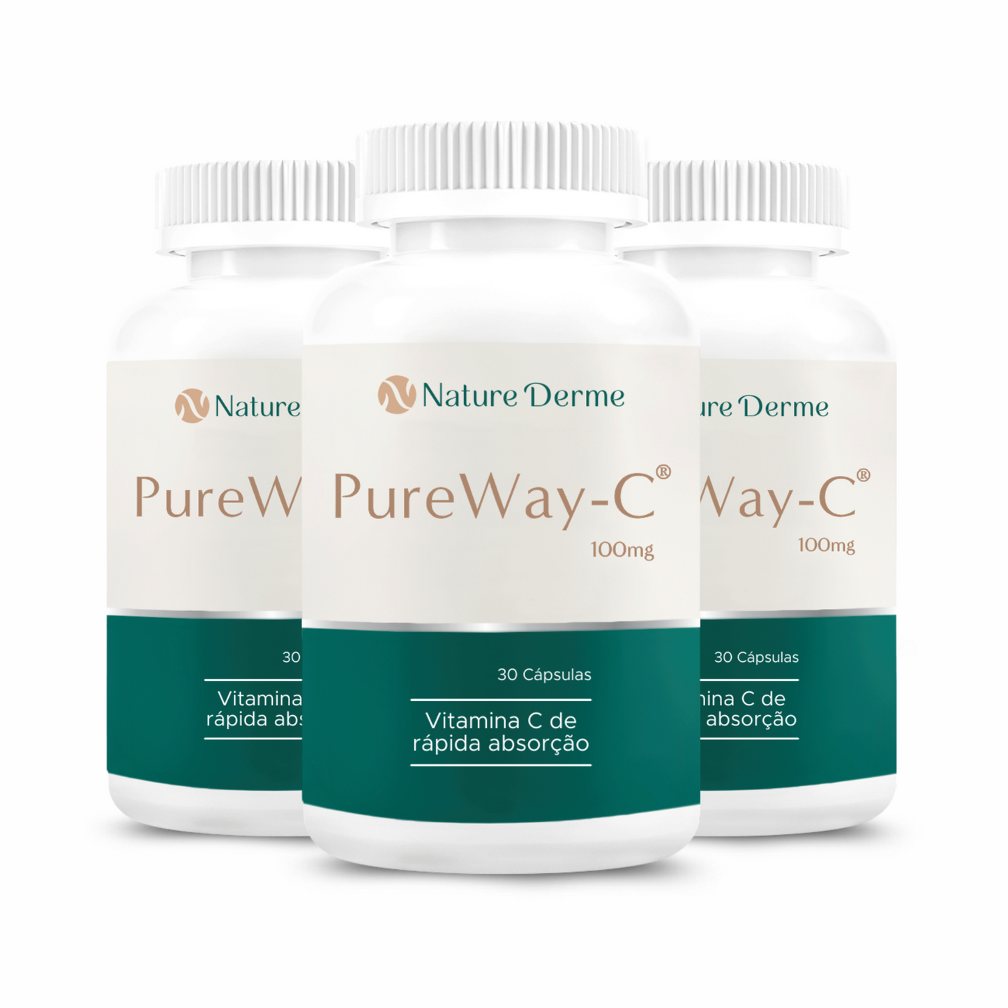 PureWay-C® 100mg - Vitamina C de Rápida Absorção