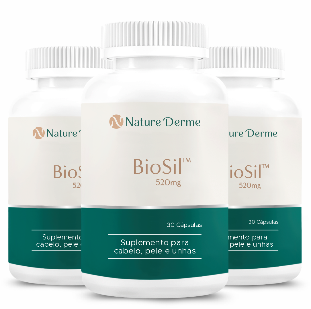 BioSil 520mg - Cabelo, Pele e Unha – Nature Derme
