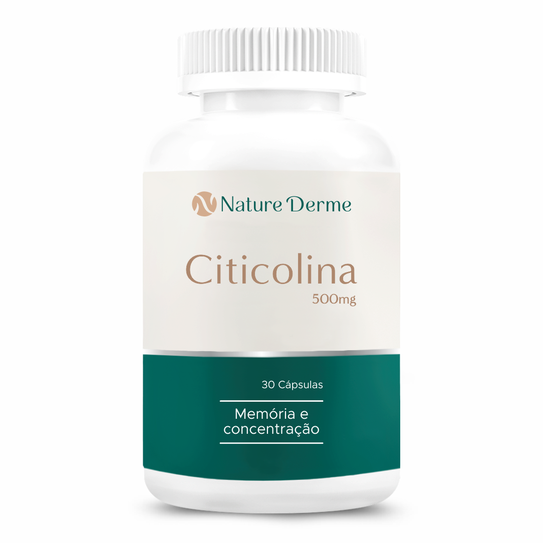 Citicolina 500mg -  Memória e Concentração