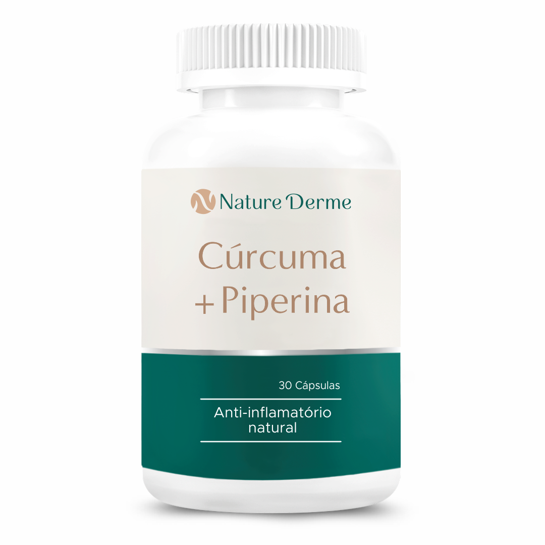 Curcuma + Piperina - Antiinflamatório Natural