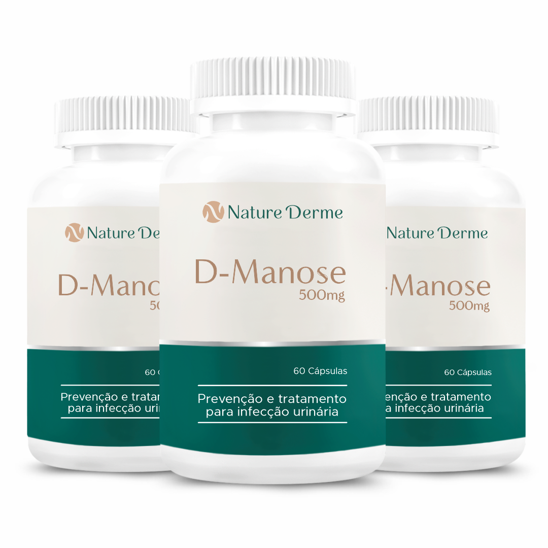 D-Manose 500mg - Prevenção e Tratamento para Infecção Urinária