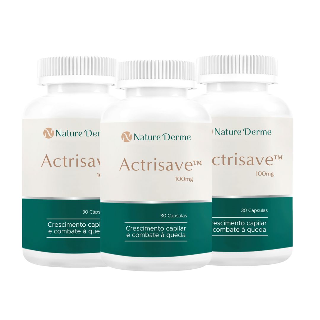 Actrisave™ (Finasterida Like) 250mg - Crescimento Capilar e Combate à Queda