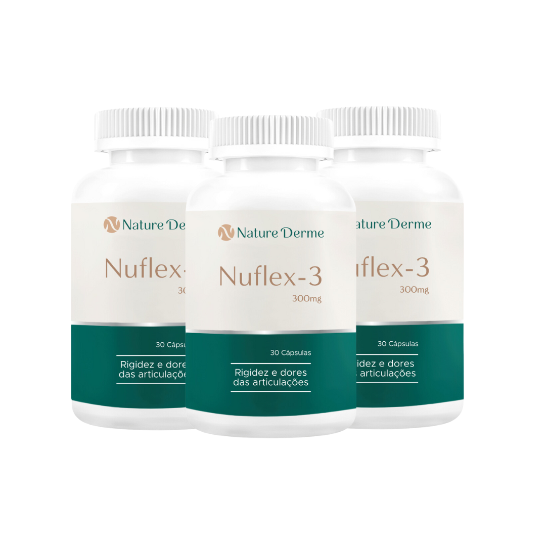 Nuflex-3 300mg - Rigidez e Dores das Articulações