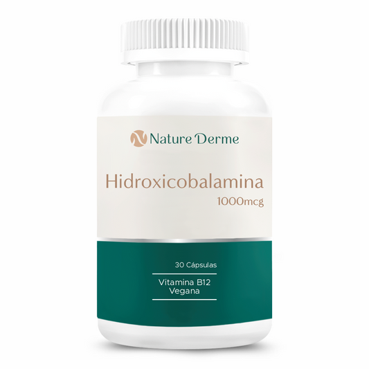 Hidroxicobalamina 1000 mcg - Vitamina B12 Vegana