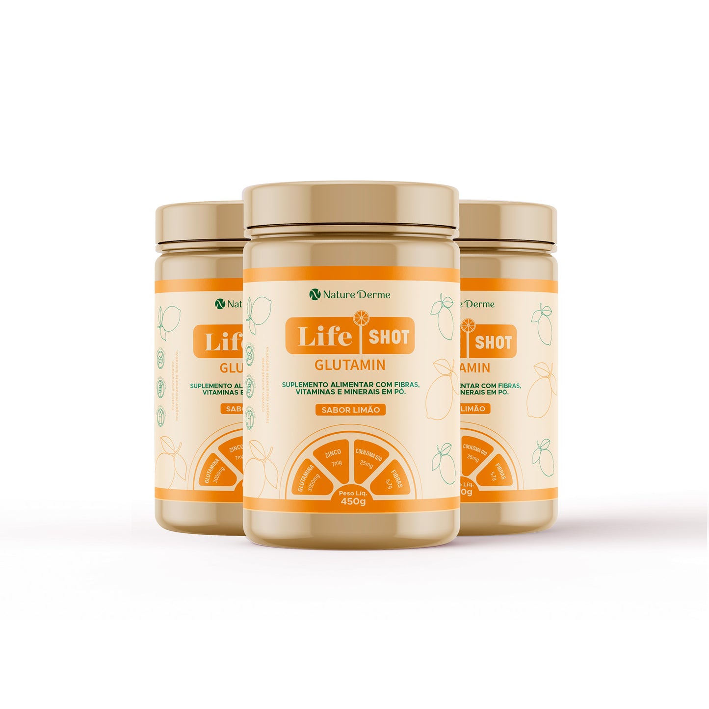 Glutamina Shot - LifeShot Imunidade e Saúde intestinal