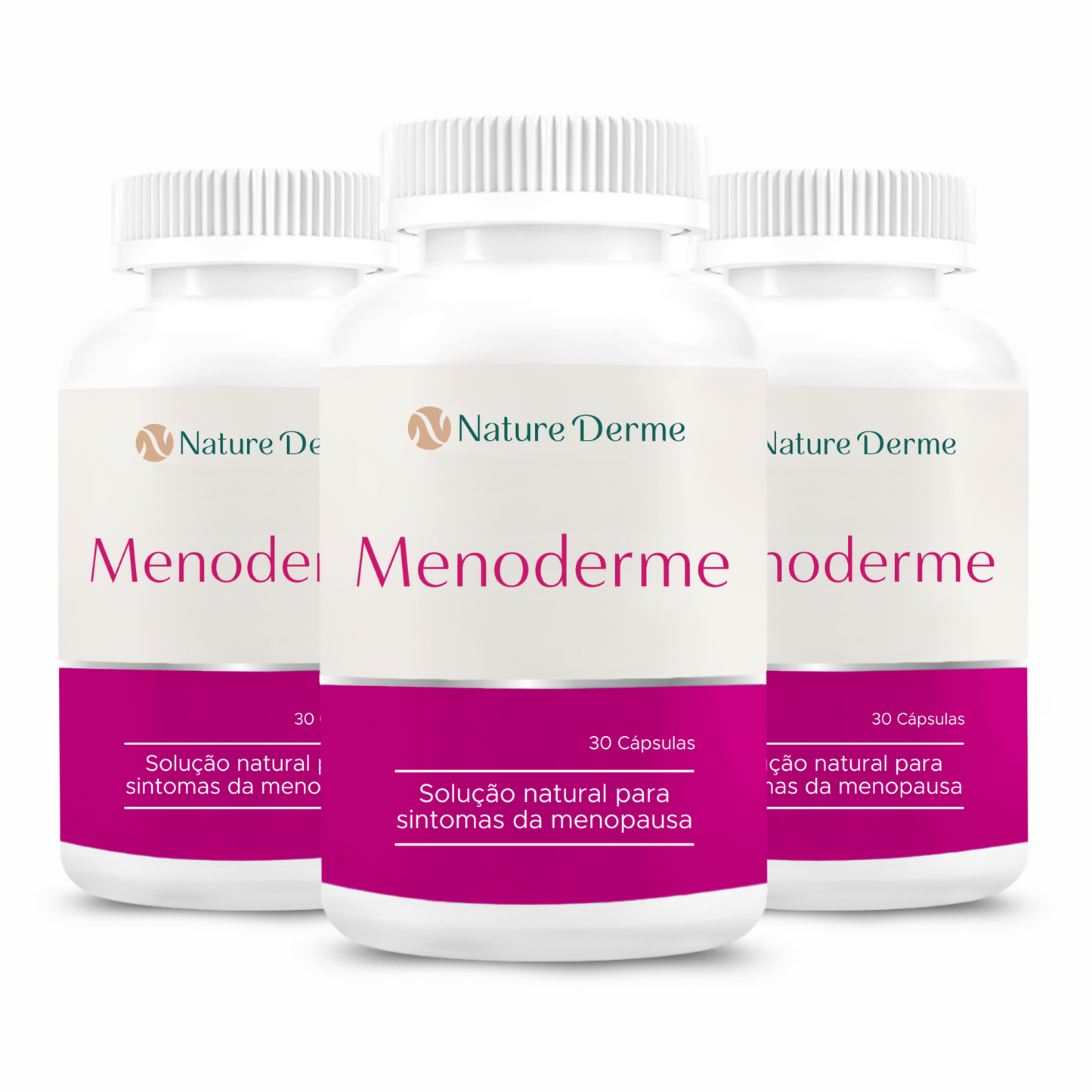 Menoderme -  Solução Natural Inovadora para sintomas da Menopausa