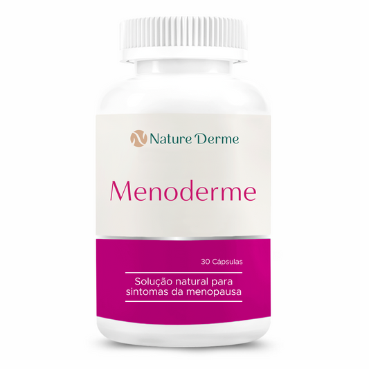 Menoderme -  Solução Natural Inovadora para sintomas da Menopausa