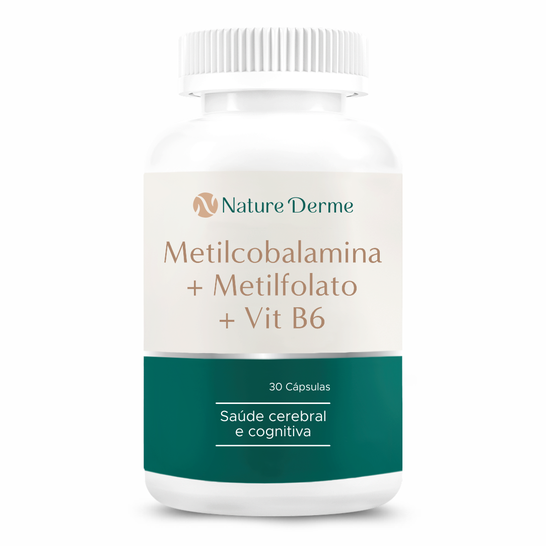 Metilcobalamina + Metilfolato + Vit B6 - Saúde Cerebral